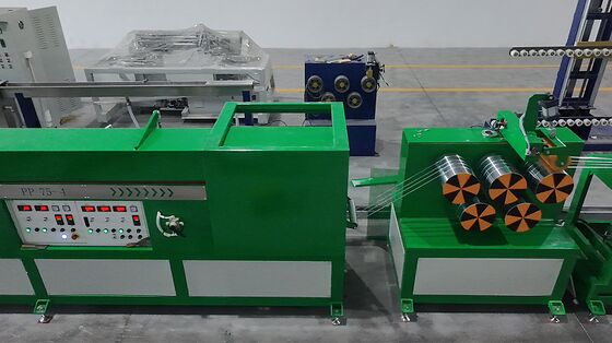 エネルギー効率の良いPPストラッパー生産のための低圧縮空気消費設計