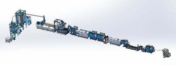 PETポリエステルストラップ製造機械 電熱 120 - 800kg/h