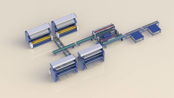 完全に自動的な織物ロール縮小包装機