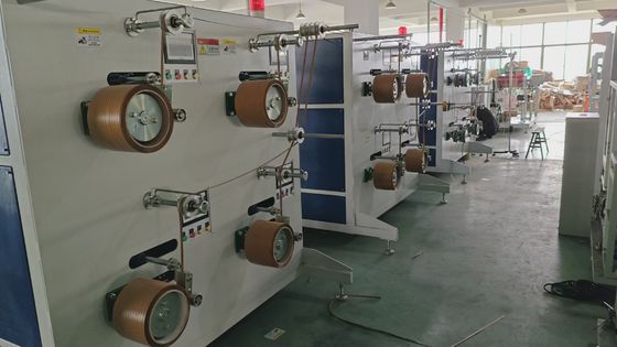 紙ストラップの生産ライン