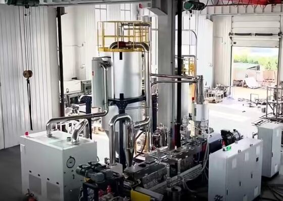 乾燥から巻取りまでの一体型ソリューション ペットストラップ押出ライン